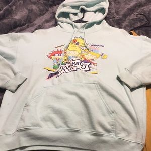 Blue rugrats large hoodie